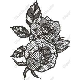 Intricate Lace Rose