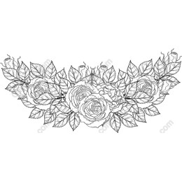 Vintage Rose Floral Arrangement