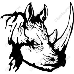 Majestic Rhinoceros work
