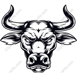 Fierce Bull Head