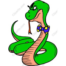 Playful Green Snake