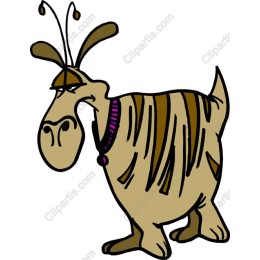 Quirky Cartoon Dog