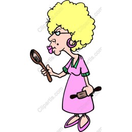 Quirky Grandmother Cooking
