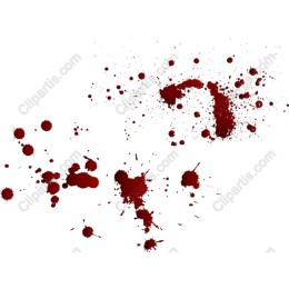 Vivid Red Paint Splatter