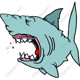 Fierce Cartoon Shark