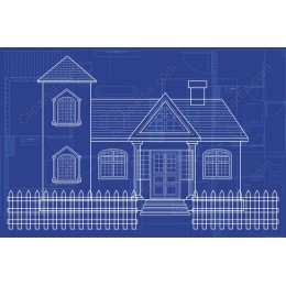 Architectural Blueprint of a Dream Home