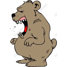 Playful Cartoon Bear