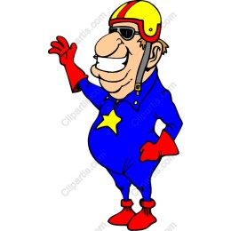 Cheerful Cartoon Adventurer