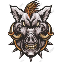 Fierce Boar Head