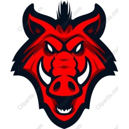 Fierce Red Boar