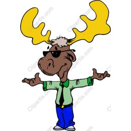 Cool Moose Mascot