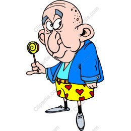 Quirky Lollipop Grandpa