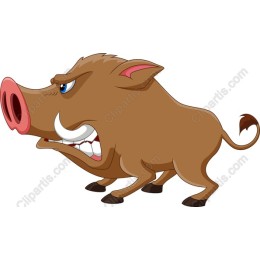 Animated Wild Boar