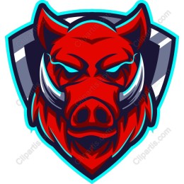 Fierce Red Boar