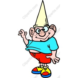 Cheerful Cartoon Character