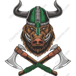Fierce Viking Boar