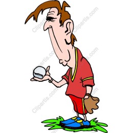 Whimsical Baseball Player