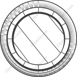 Vintage Circular Frame