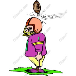 Whimsical Football Player