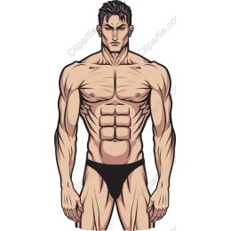 Muscular Male Figure