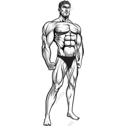 Muscular Male