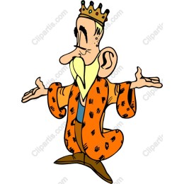 Whimsical Cartoon King