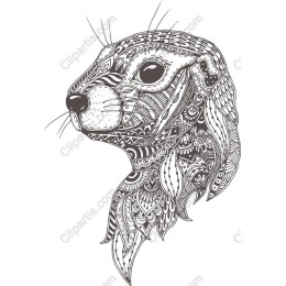 Stylized Animal Head