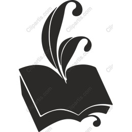 Open Book and Quill