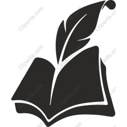 Classic Quill & Open Book