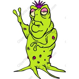 Quirky Green Alien