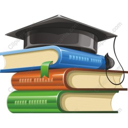 Education with Graduation Cap and Textbooks