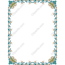 Ornate Floral Frame
