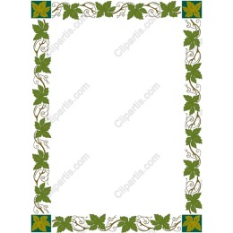 Vine Leaf Decorative Frame