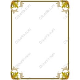 Elegant Floral Border