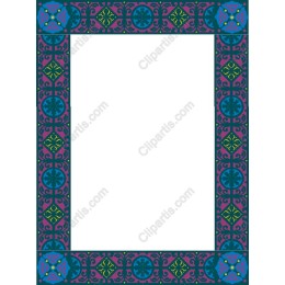 Vibrant Decorative Border