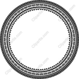 Circular Ornate Frame