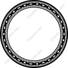 Elegant Round Decorative Frame