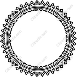 Elegant Black Geometric Frame