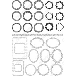 Fancy Frame Set: 16 Elegant
