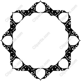 Elegant Black Decorative Frame