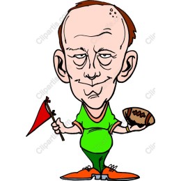 Cartoon Football Referee