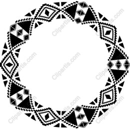 Black and White Geometric Pattern
