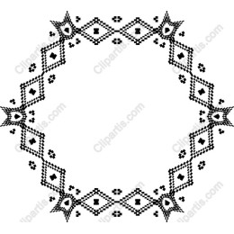 Ornate Geometric Frame