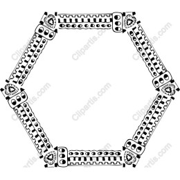 Octagonal Heart Pattern