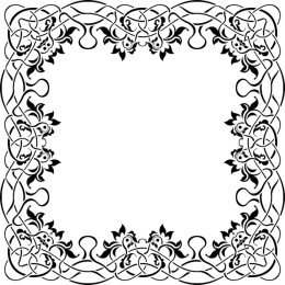 Celtic Floral Frame