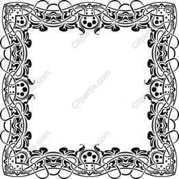 Elegant Ladybug Border