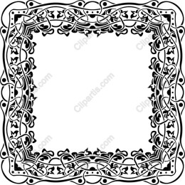 Ornate Floral Frame