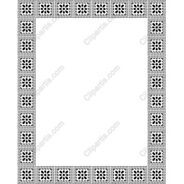 Elegant Floral Border
