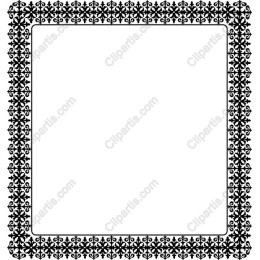 Elegant Black Decorative Frame