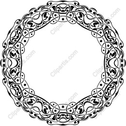 Elegant Circular Decorative Border